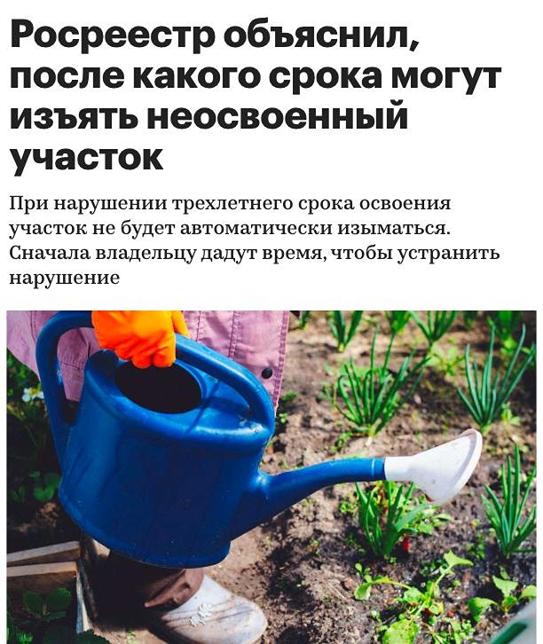 С 1 марта 2025 года в России начнут изымать неосвоенные земельные участки, но не сразу