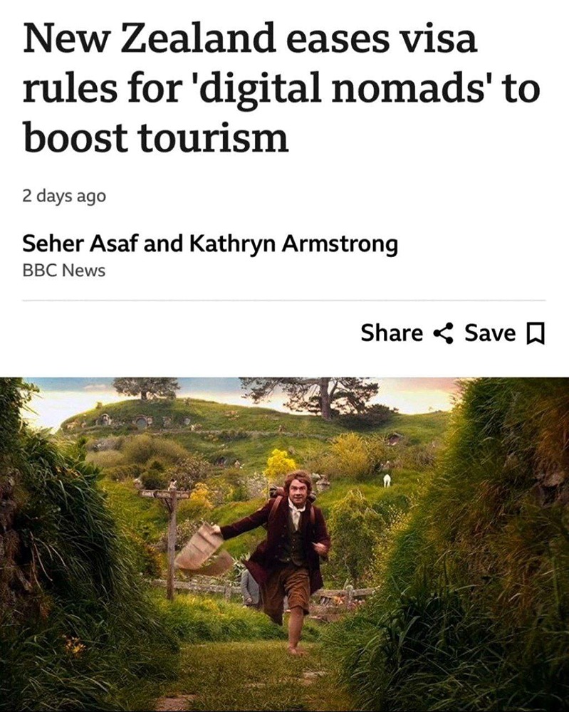 Новая Зеландия упростила визовый режим, что особенно порадует «цифровых кочевников» — удалённых сотрудников, которые планируют посетить страну для работы и отдыха