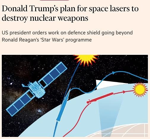 По информации, опубликованной в Financial Times, Дональд Трамп выступил с инициативой создания системы противоракетной обороны, способной защитить Соединённые Штаты от угрозы ядерного нападения