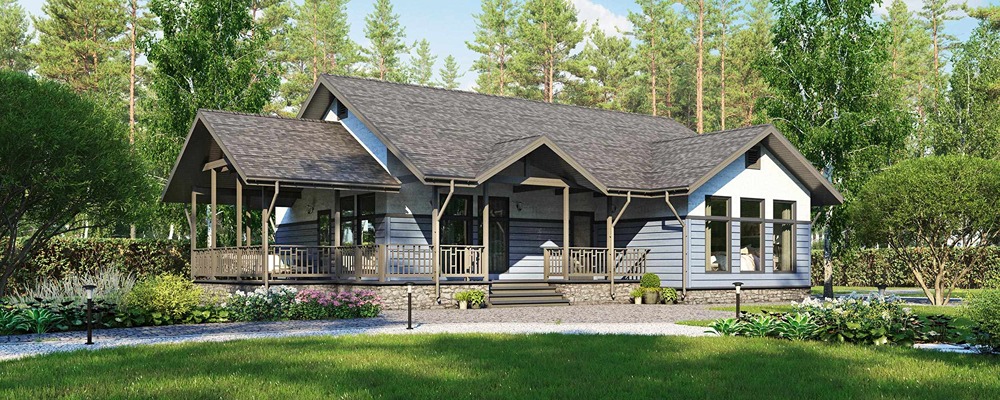 Одноэтажный коттедж «Песня 3»