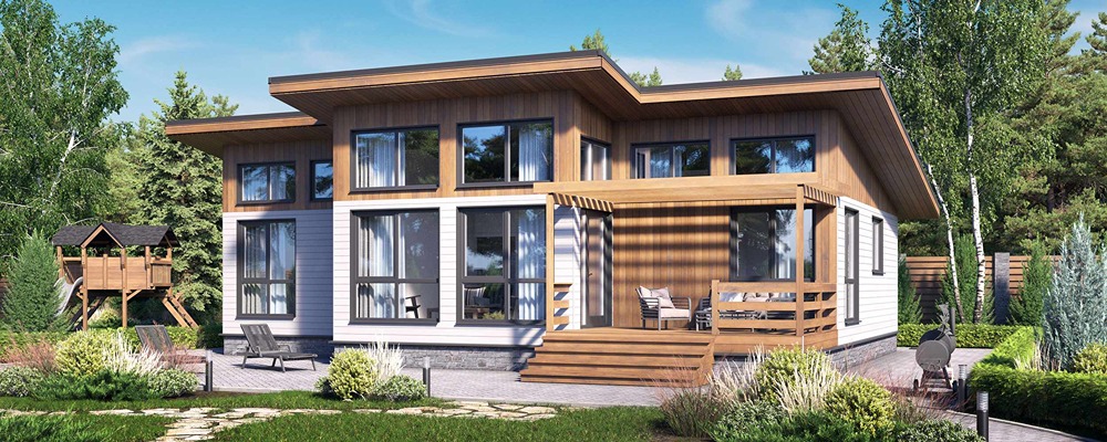 Одноэтажный коттедж «Акварель 5»