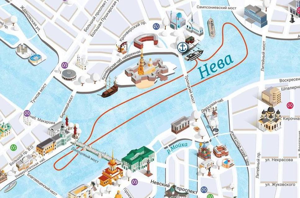 В Санкт-Петербурге стартовали экскурсии по Неве на судах, которые держатся на воздушной подушке