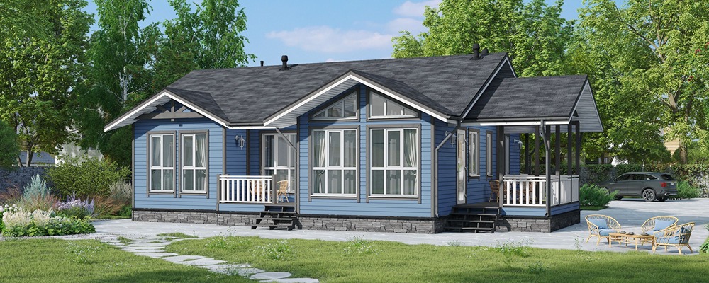 Одноэтажный коттедж «Соната 2»