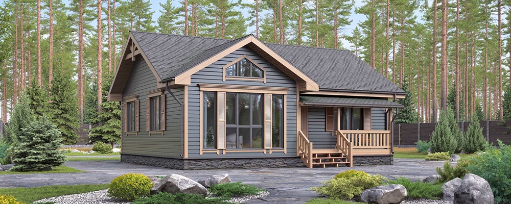 Одноэтажный коттедж «Добрыня М 5»