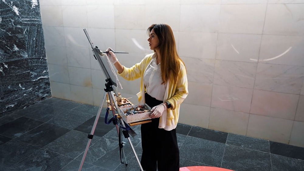 Подземка превращается в подобие выставочного пространства