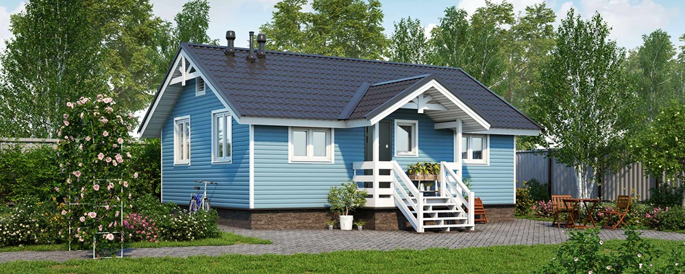 Одноэтажный коттедж «Витязь 2»