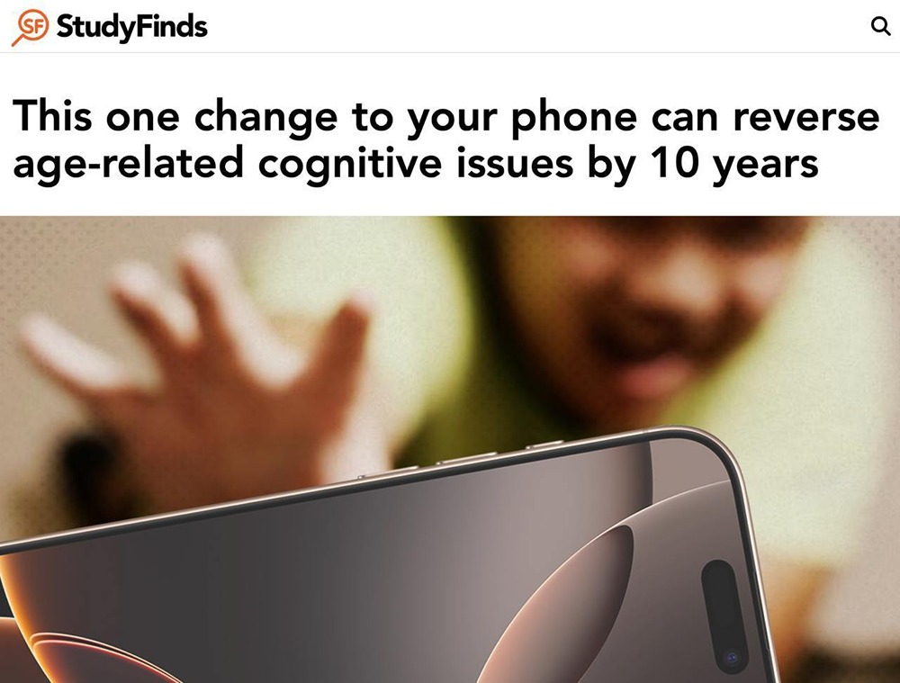 Как всего за две недели без мобильного телефона вернуть мозгу молодость и свежесть, как у двадцатилетнего?