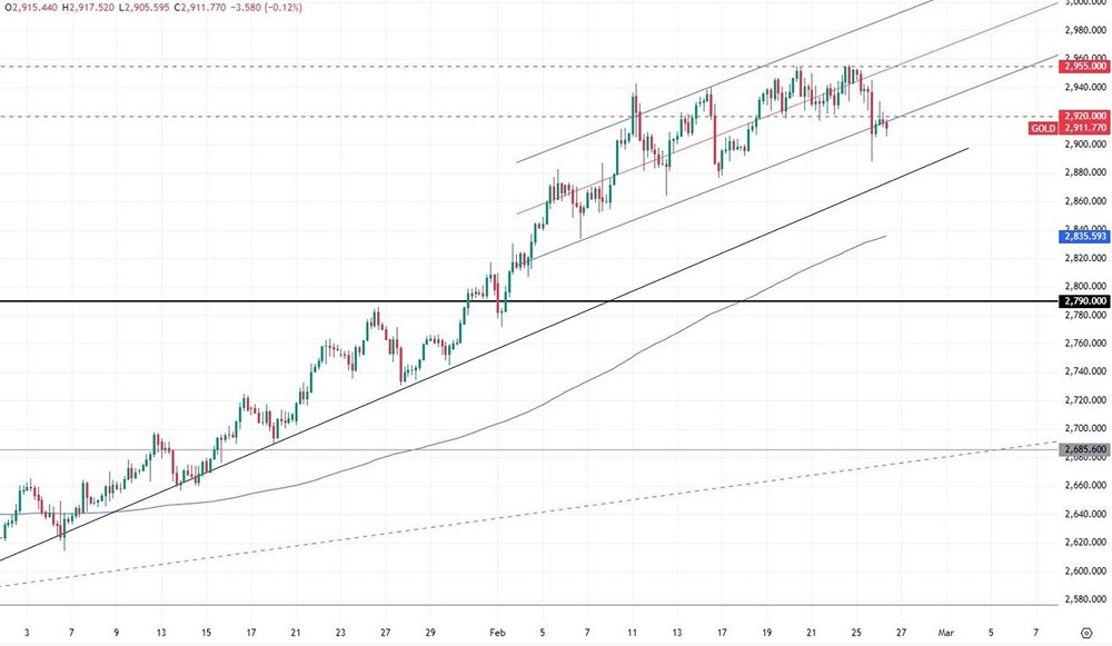 Коррекция золота