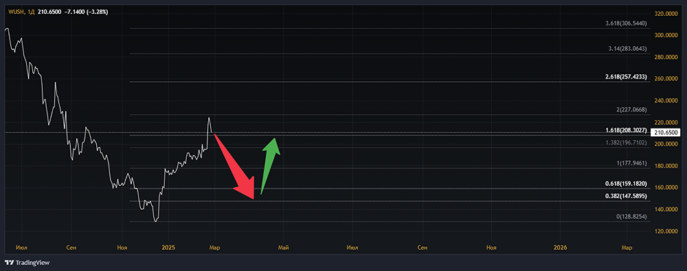Анализ акции ВУШ ХОЛДИНГ [WUSH]