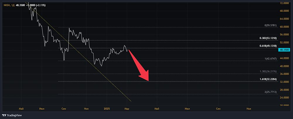 Взгляд на акции компании НИЖНЕКАМСКШИНА [NKSH]