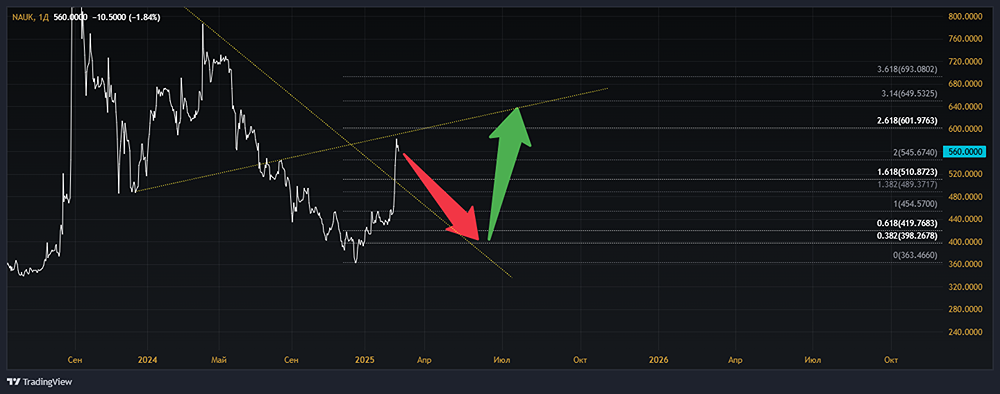 Мнение по котировкам акций НПО НАУКА [NAUK]