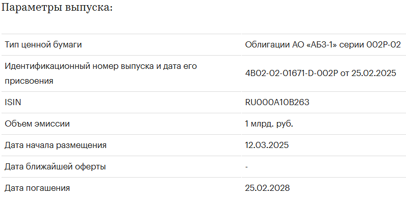 Рейтинг облигаций. Кредитный рейтинг АБЗ-1