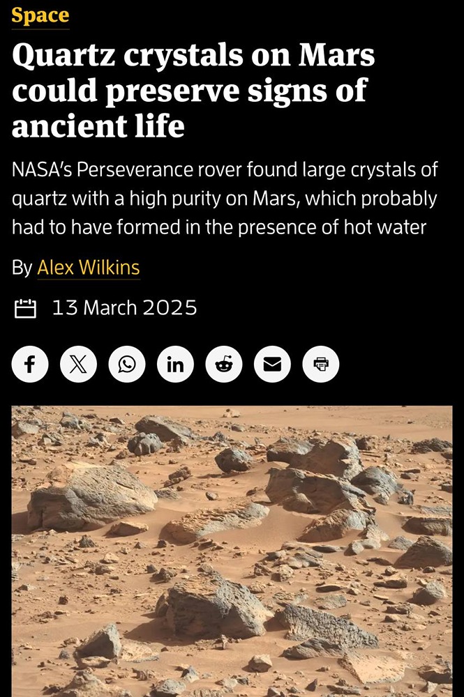 Новости мира. Жизнь на марсе