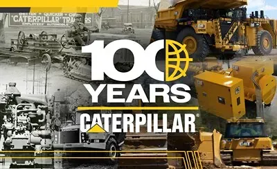Компании CATERPILLAR ровно 100 лет! 