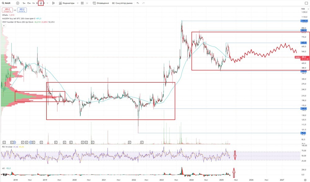 Обзор по компании НПО Наука #NAUK