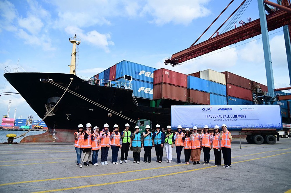 Когда FESCO зашла в порт Джакарты?
