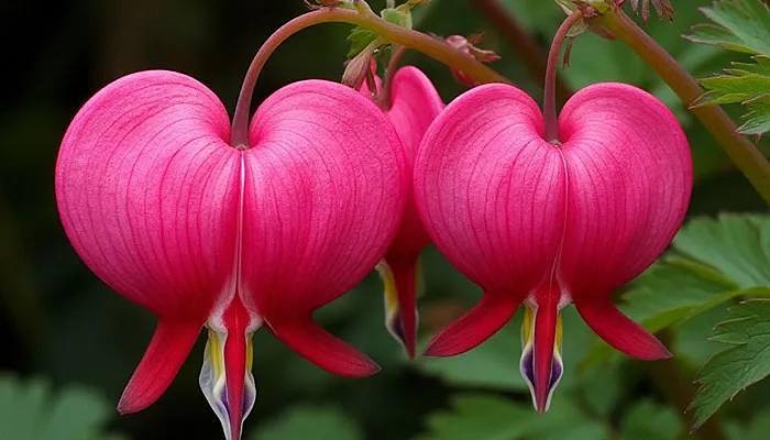 Где можно увидеть цветущее "Разбитое сердце"?