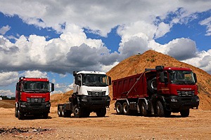 Презентация и тест-драйв новейших самосвалов и тягача КАМАЗ К5 в Московской области: обзор моделей 6595, 65952, 65955