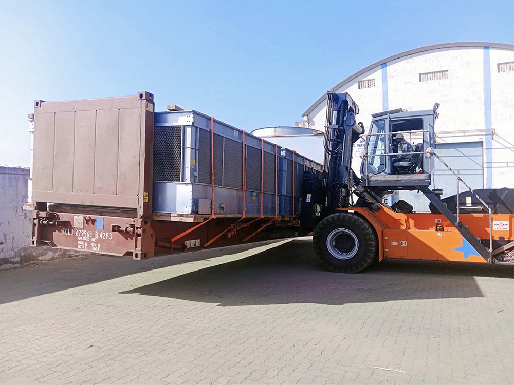 Доставка оборудования из Индии в Калининград компанией FESCO