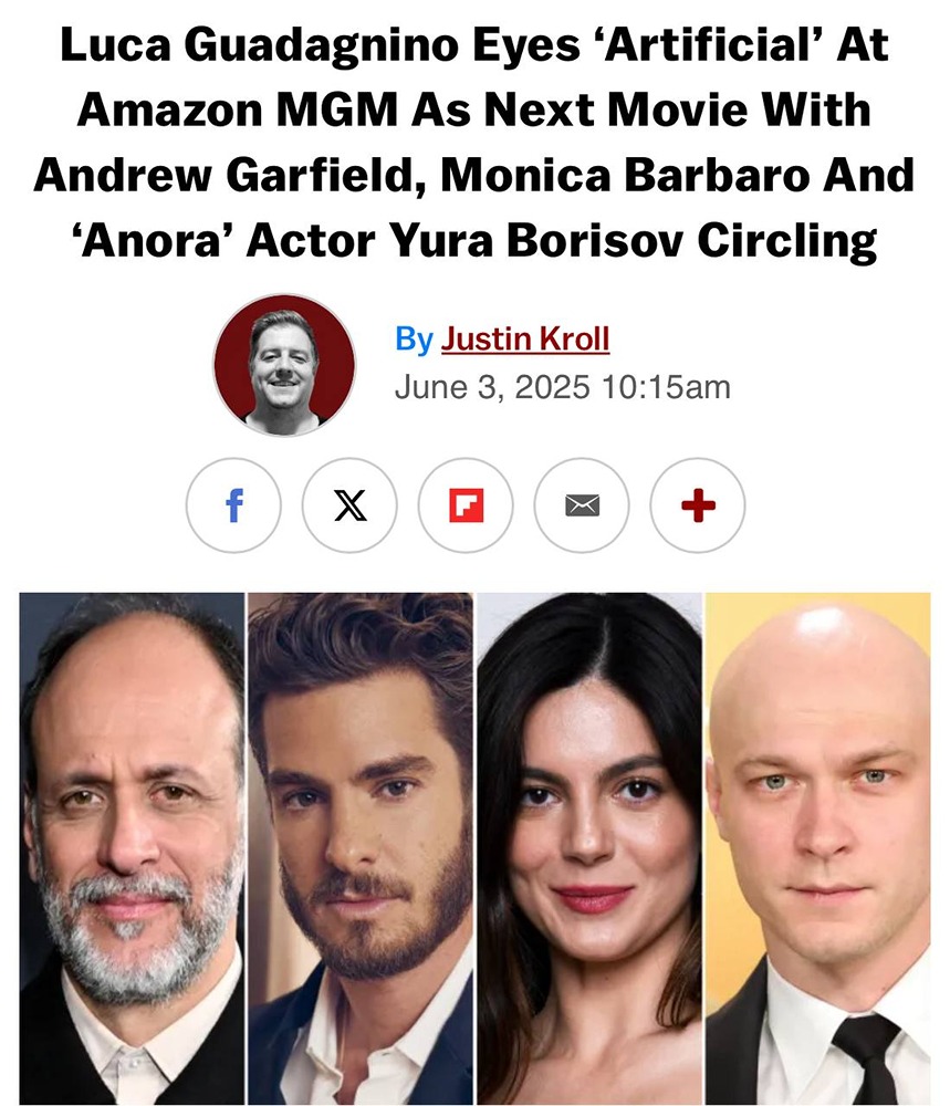 Голливуд экранизирует историю OpenAI: Юра Борисов и Эндрю Гарфилд сыграют Суцкевера и Альтмана