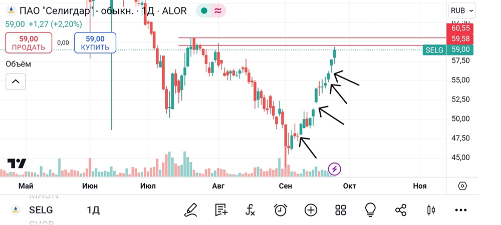 Анализ и аналитика акций Селигдар. Мнение трейдера и эксперта. 