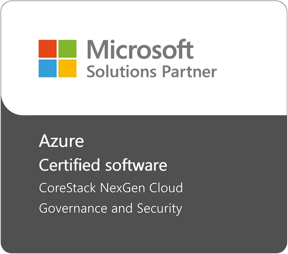 CoreStack получила статус Microsoft Solutions Partner и сертификат Certified Software for Azure
