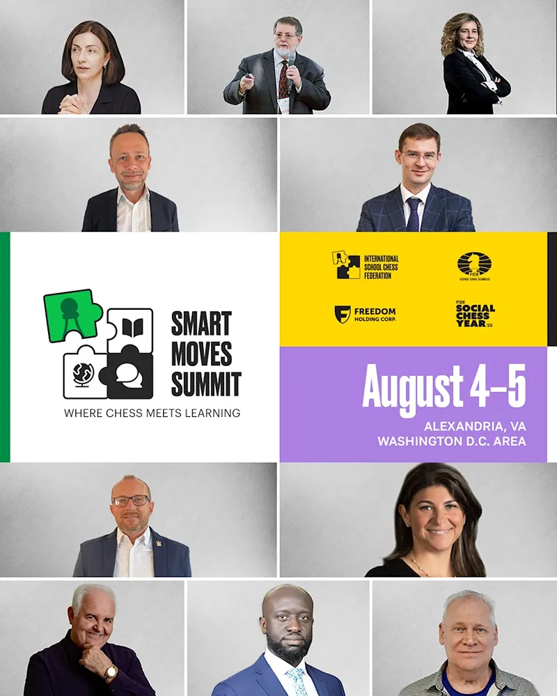Freedom Holding Corp. спонсирует чемпионат мира ФИДЕ среди школьников 2025 и саммит Smart Moves в США