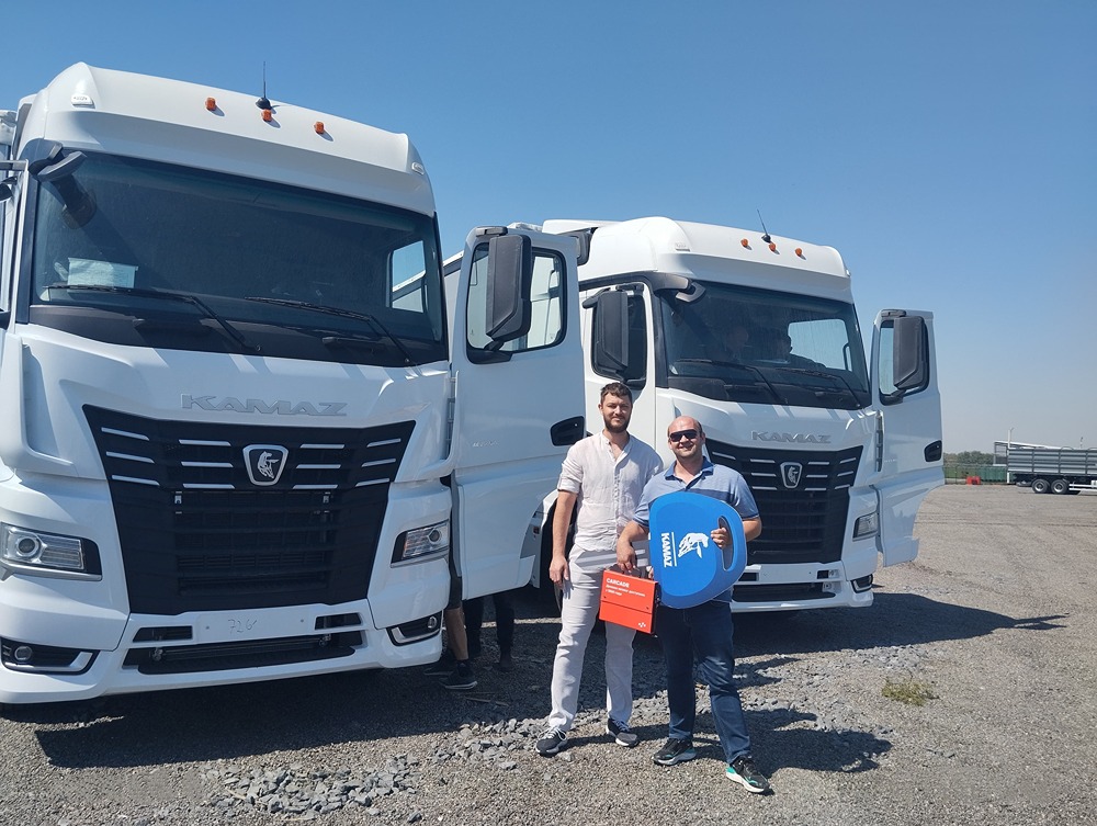 Высокоэффективные магистральные тягачи новейшего поколения К5 поставлены в адрес транспортной компании из Ростова-на-Дону