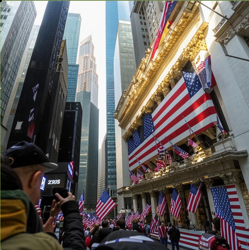 Фондовые индексы США держатся вблизи рекордных уровней