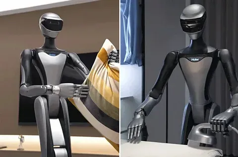 Haier представила робота, который выполняет всю работу по дому