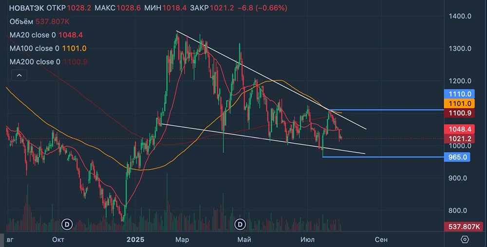 Результаты Новатэк за 2025: выручка +6,9%, цифровая трансформация и перспективы акций