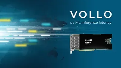 Новые возможности VOLLO на AMD Alveo V80: ускорение больших моделей с задержками менее 10 микросекунд
