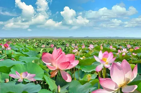 Долина лотосов занесённых в Красную Книгу