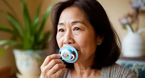 Почему взрослые в Китае начали использовать соски-пустышки для снятия стресса?