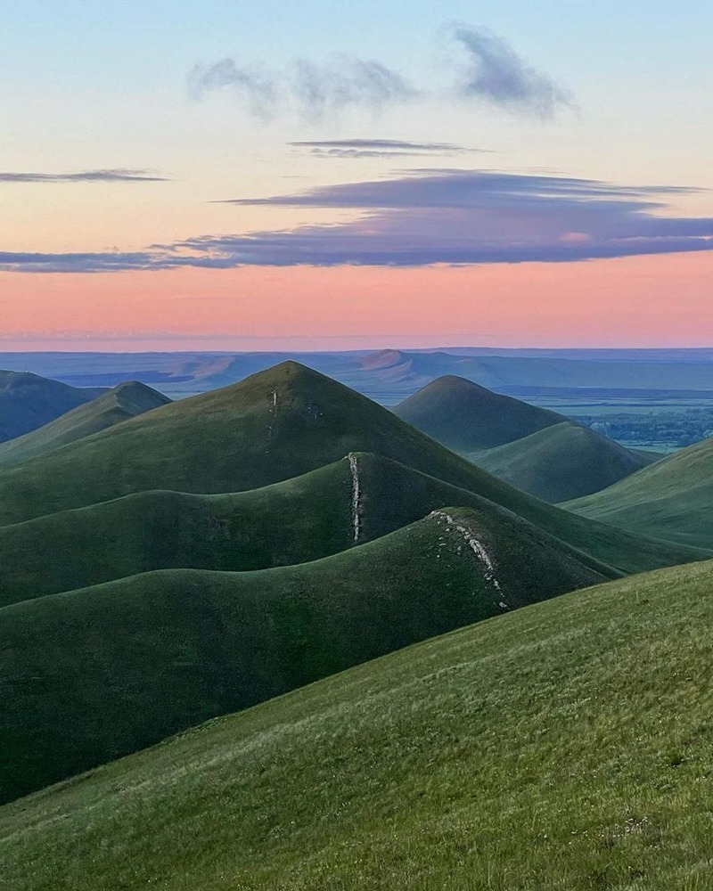 Самый южный хребет Урала горы Долгие