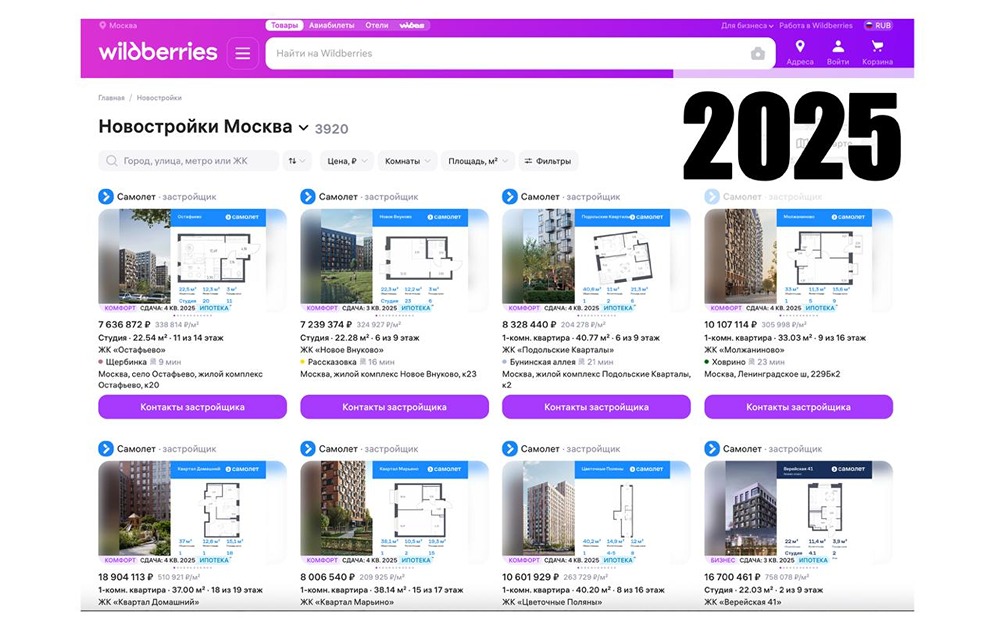 Смогут ли новостройки «Самолета» на Wildberries привлечь новых покупателей?
